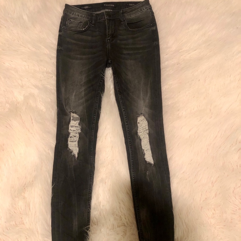 VIGOSS Jagger Distressed Skinny Jeans Size 26